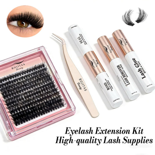 Rojitas Beauty DIY Cluster Lash Extension Kit